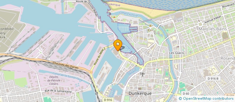 localisation de l'entreprise POLENERGIE à DUNKERQUE
