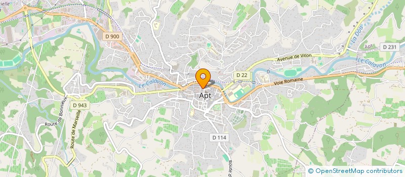 localisation de l'entreprise POLENTA à APT