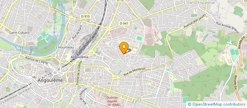 localisation de l'entreprise POLEO IMMOBILIER AVENIR à ANGOULEME