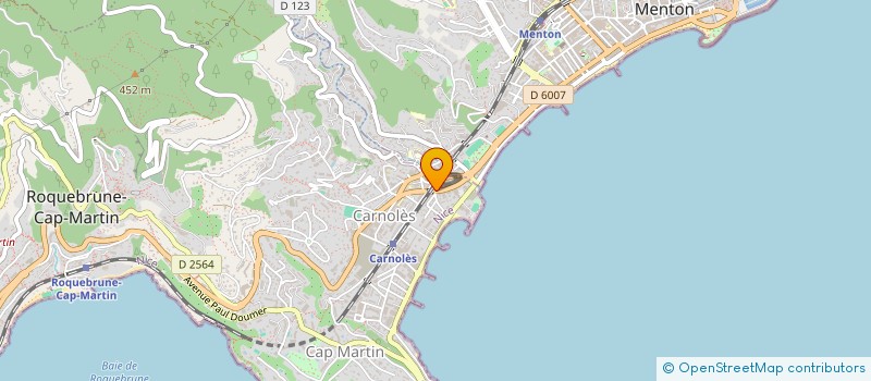 localisation de l'entreprise POLEPOLE à ROQUEBRUNE-CAP-MARTIN