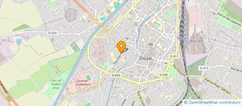 localisation de l'entreprise POLEROWICZ WABLE à DOUAI