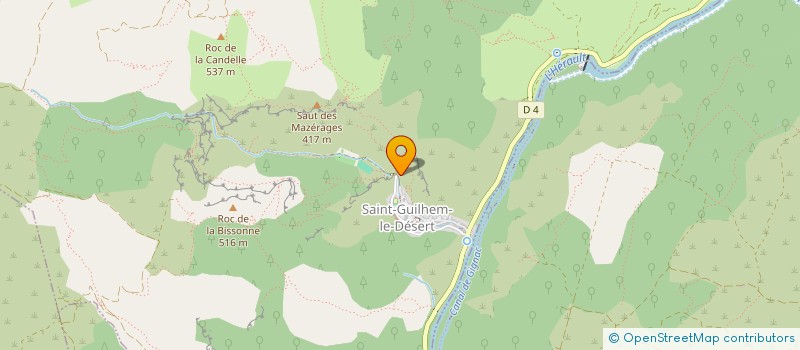 localisation de l'entreprise POLES EN POMME  SAINT-ANDRE-DE-SANGONIS