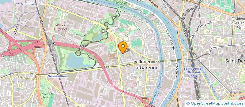localisation de l'entreprise POLES IAE à VILLENEUVE-LA-GARENNE