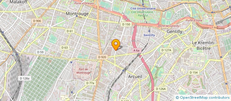localisation de l'entreprise POLES INDUSTRIES à ARCUEIL