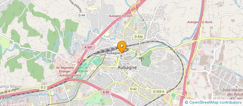 localisation de l'entreprise POLETTI GUIGOU à AUBAGNE