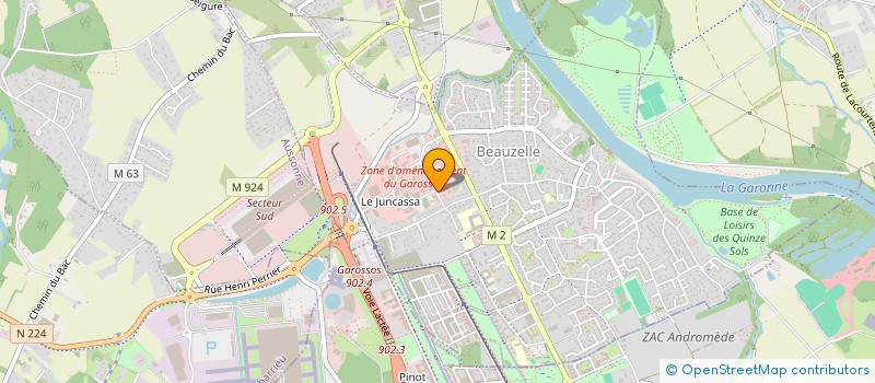 localisation de l'entreprise POLETTI SA  BEAUZELLE