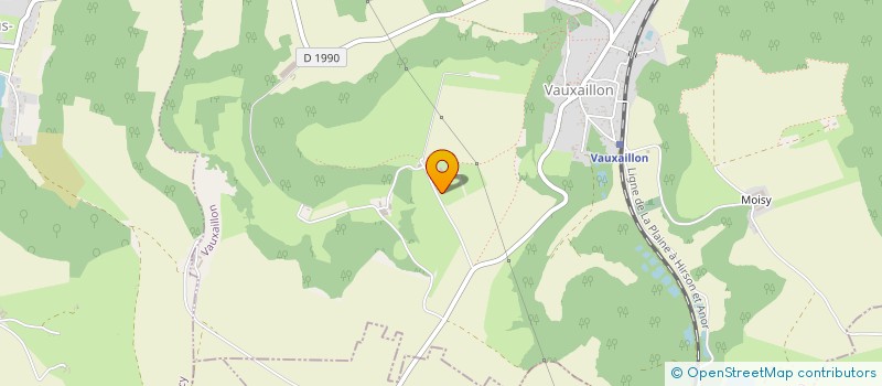 localisation de l'entreprise POLETZ AGRI  VAUXAILLON