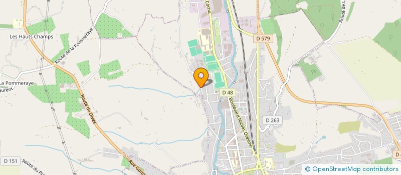 localisation de l'entreprise POLEVIC  LISIEUX