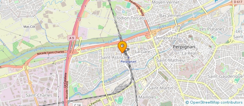 localisation de l'entreprise POLEXPERT  PERPIGNAN