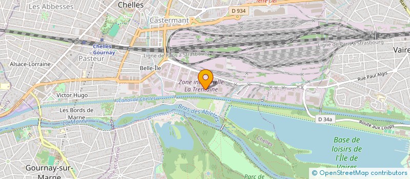 localisation de l'entreprise POLEXPORT  CHELLES