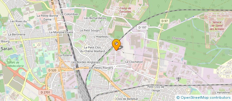 localisation de l'entreprise POLFINITIONS à CHECY