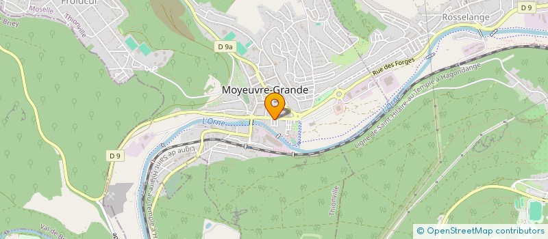 localisation de l'entreprise POLFRA  MOYEUVRE-GRANDE