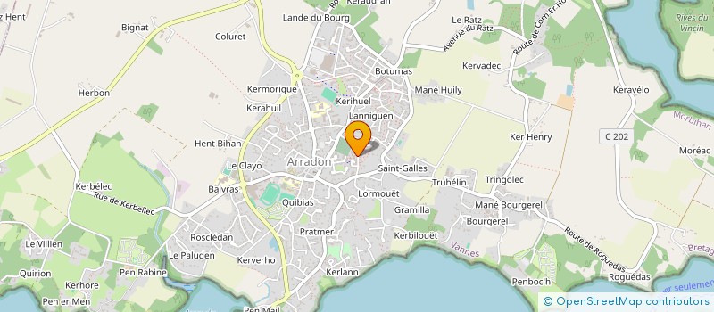 localisation de l'entreprise POLGONETOR  ARRADON