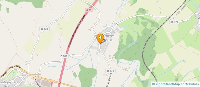 localisation de l'entreprise POLI 2000 à VAL-DE-MEUSE