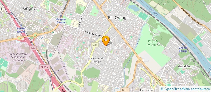 localisation de l'entreprise POLI CLEAN SOL à RIS-ORANGIS