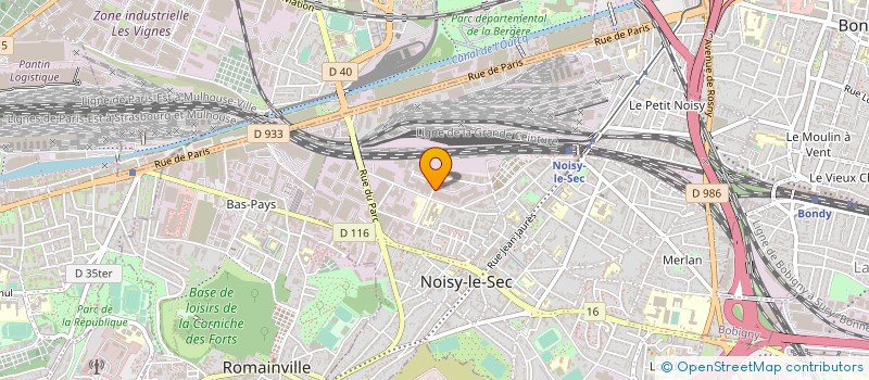 localisation de l'entreprise POLI DISQUES à NOISY-LE-SEC