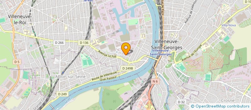 localisation de l'entreprise POLI MARBRE à VILLENEUVE-LE-ROI