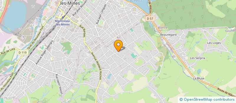 localisation de l'entreprise POLI'MAX  SAINT-VALLIER