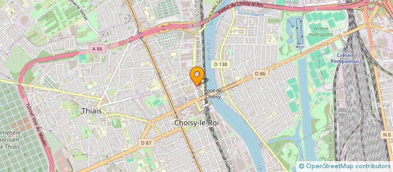 localisation de l'entreprise POLIA BTP à CHOISY-LE-ROI