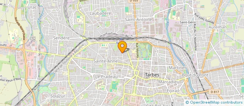 localisation de l'entreprise POLIADE  TARBES