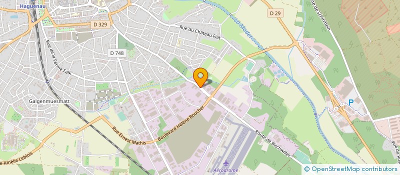 localisation de l'entreprise POLICOLOR à HAGUENAU