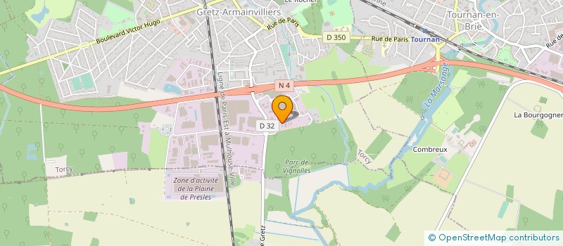 localisation de l'entreprise POLIDALLE à GRETZ-ARMAINVILLIERS