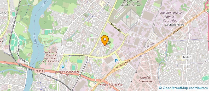 localisation de l'entreprise POLIFONIA à NANTES