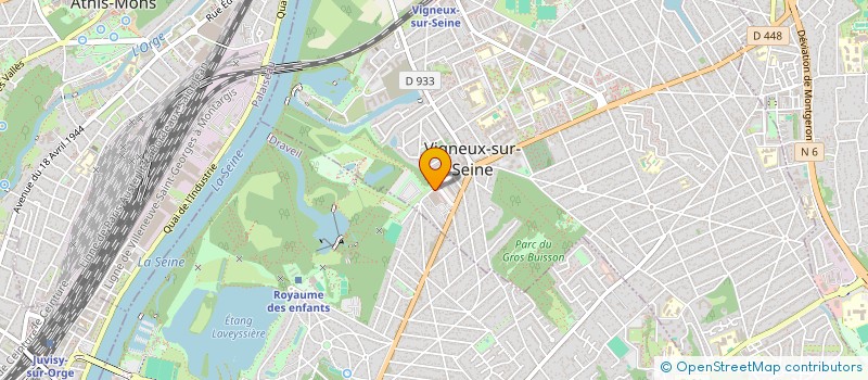 localisation de l'entreprise POLIFORME  VIGNEUX-SUR-SEINE