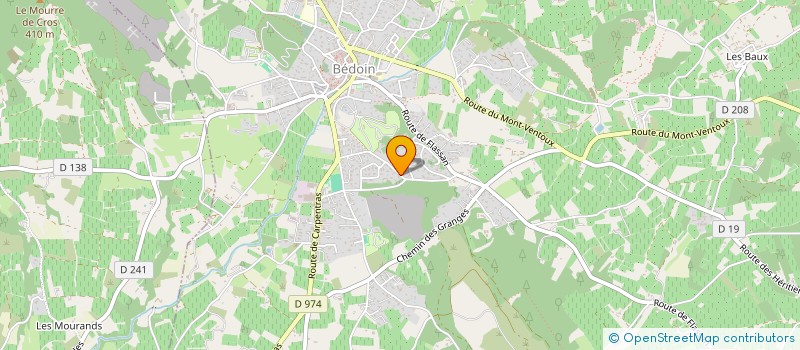 localisation de l'entreprise POLIFRA  BEDOIN