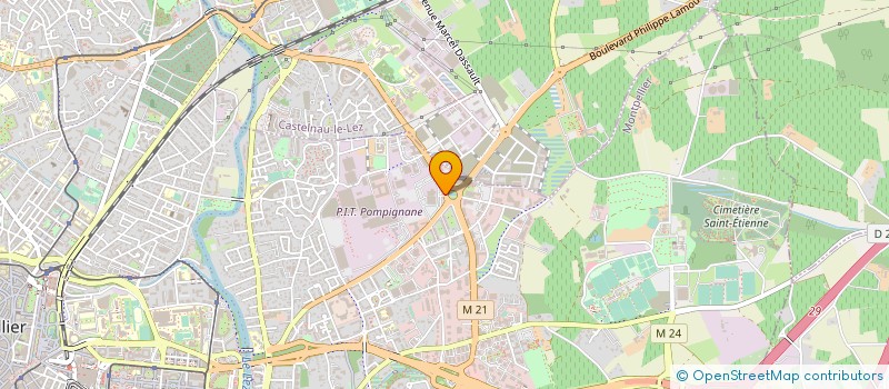 localisation de l'entreprise POLIGMA à MONTPELLIER