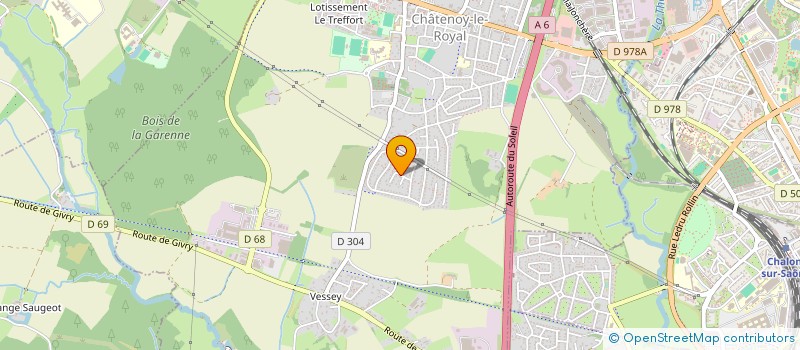 localisation de l'entreprise POLILAQUE  CHATENOY-LE-ROYAL