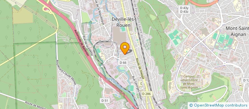 localisation de l'entreprise POLIMA  DEVILLE-LES-ROUEN