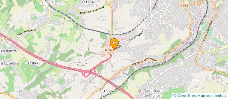 localisation de l'entreprise POLIMENI FRANCE à VOIRON