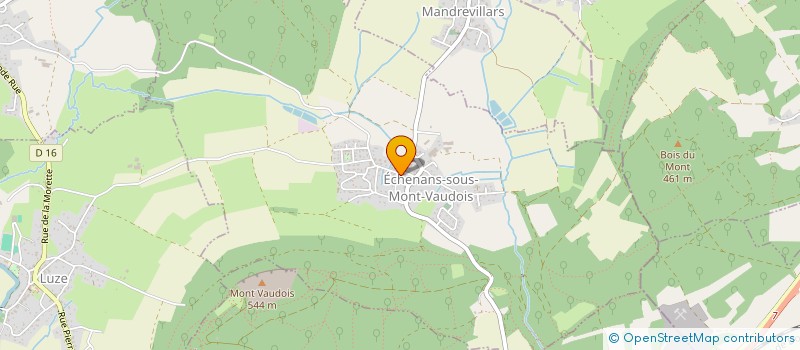 localisation de l'entreprise POLIMIS  ECHENANS-SOUS-MONT-VAUDOIS