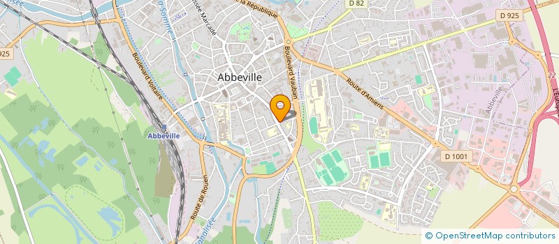 localisation de l'entreprise POLIN FORTUNAT ELEC à ABBEVILLE