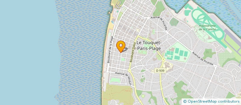 localisation de l'entreprise POLINE à LE TOUQUET-PARIS-PLAGE