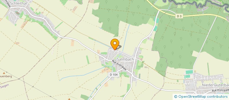 localisation de l'entreprise POLINE  SALMBACH