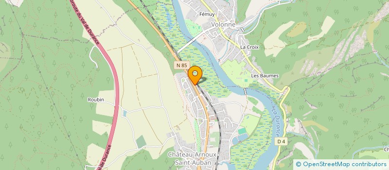 localisation de l'entreprise POLIOTTI ET LM à CHATEAU-ARNOUX-SAINT-AUBAN