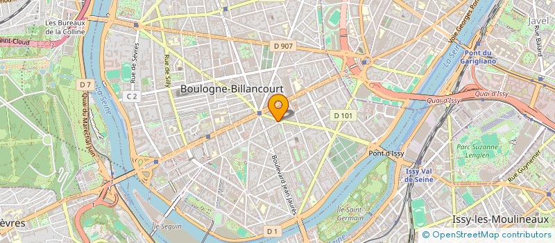 localisation de l'entreprise POLIPHILE à BOULOGNE-BILLANCOURT