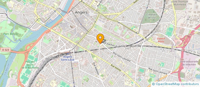 localisation de l'entreprise POLIPHILIA à ANGERS
