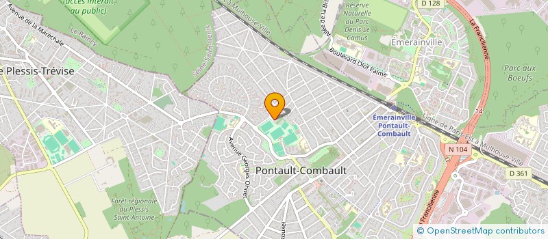 localisation de l'entreprise POLIS  PONTAULT-COMBAULT