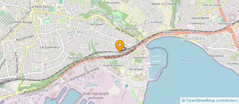 localisation de l'entreprise POLISANE à BREST