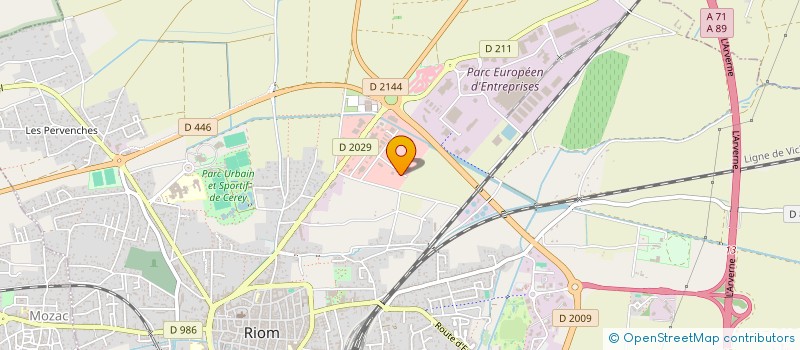 localisation de l'entreprise POLISOL  RIOM