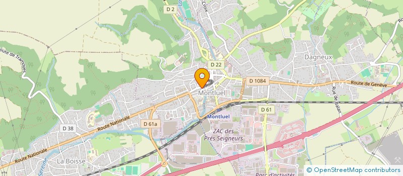 localisation de l'entreprise POLISSAGE INDUSTRIEL LYONNAIS à DAGNEUX