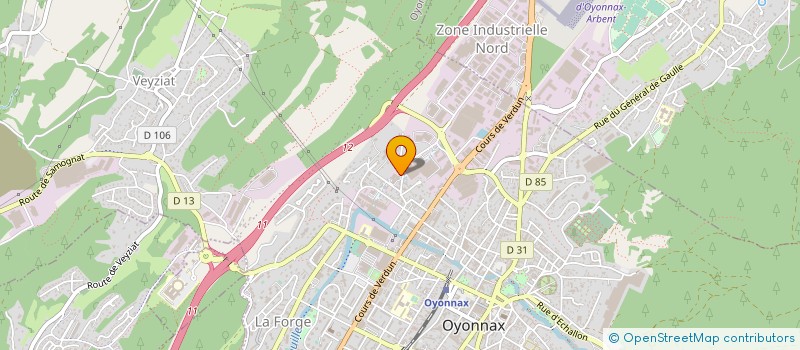 localisation de l'entreprise POLISSAGE MOLD SERVICES à OYONNAX