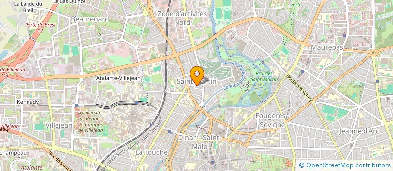 localisation de l'entreprise POLISSON à RENNES