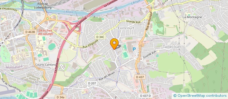 localisation de l'entreprise POLISTAR à EXINCOURT