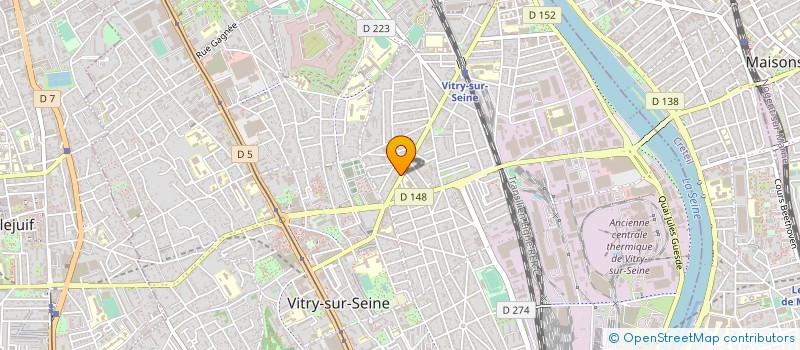 localisation de l'entreprise POLITISENS à VITRY-SUR-SEINE