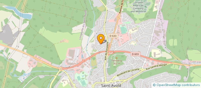 localisation de l'entreprise POLITO  SAINT-AVOLD