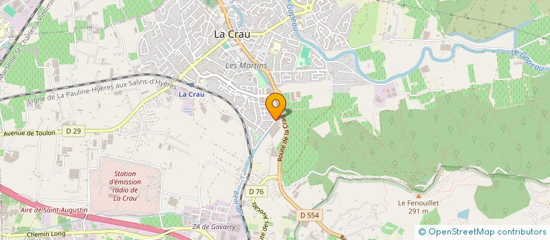 localisation de l'entreprise POLIZZA  LA CRAU